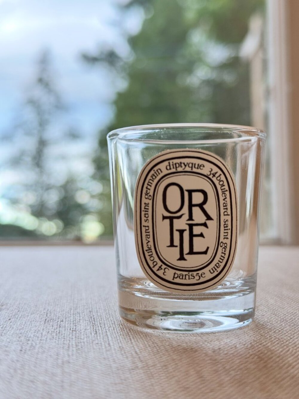 Diptyque Candle Jar (Empty) - Ortie (Nettle)